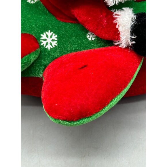 Santa On Airplane Plush Toy Decoration with Musical Feature Used READ - Picture 4 of 8